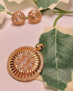 round pendant set online India