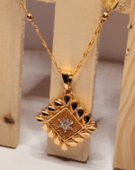 Everyday Wear Floral Motif Gold Chain, CZ Stone Traditional Mangalsutra Chain, Rope Chain Beaded Gold Pendent