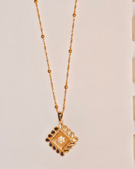 Traditional Gold Plated Diamond Pendant, Tarnish Free Ornate Locket India