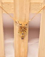 Antique Style CZ Pendant India, Fancy Diamond Look Pendant Gifting