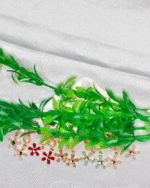 Everyday Wear Secure Lever Back Earrings, CZ Baguette Stone Floral Earrings India, Modern Gold Plated Flower Drop Gifting