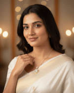 Aria classic heart necklace for women in gold-plated stainless steel