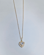 Aria daily wear stainless steel heart necklace